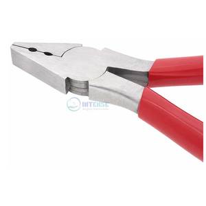 Pince à sertir pliable pour cuir et daim, fabrication de bijoux, bricolage, acier inoxydable, prise en main précise, durable, artisanat professionnel - Product Image 1