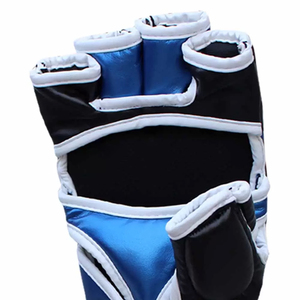 Gants de combat UFC MMA en cuir véritable pour la compétition, rembourrage en mousse souple, artisanat supérieur, gants de grappling MMA - Product Image 6