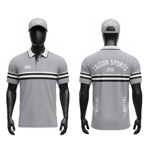 เสื้อโปโลสนุกเกอร์ชาย 180 GSM ผ้าโพลีเอสเตอร์ระบายอากาศได้ดี สีแดงเลือดหมู ดำ ขาว แถบลายที่อก  แบบซับลิเมชั่น  โลโก้สั่งทำได้ - Product Image 3