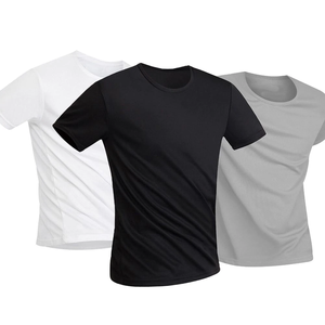 Camiseta Premium para Hombre, Transpirable, de 210 gramos, Poliéster/Algodón, Tacto Suave, Estilo Casual, Manga Corta, Cuello Redondo, Diseño Liso - Product Image 5