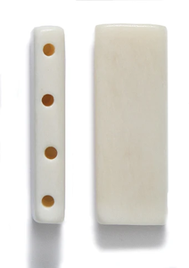 Separadores de Hueso de 4 Agujeros, 20 Piezas, 1.25 Pulgadas, Hechos a Mano, Forma Natural, Tema Animal, FAIZACRAFT FC-7927 - Product Image 3