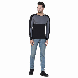 High Quality Men's Long Sleeve Crew Neck <b>T</b> <b>Shirt</b> Custom Plain Fashion Tee Solid Design Gym Wear <b>T</b> <b>Shirt</b> Everyday wear <b>T</b> <b>Shirt</b> - Product Image 5
