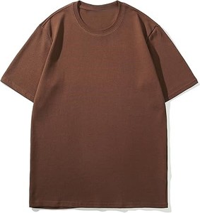 เสื้อยืดผู้ชายคอกลม แขนสั้น ทรงโอเวอร์ไซส์ ผ้าฝ้าย 100% สกรีนโลโก้ด้านหน้าตามแบบที่คุณต้องการ รับผลิตจำนวนมาก - Product Image 5