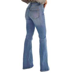 Pantalones Vaqueros de Mujer Estilo Flare Premium, Diseño Sólido, Corte Regular, Ropa Casual para Mujer, Los Más Demandados del 2026 - Product Image 2