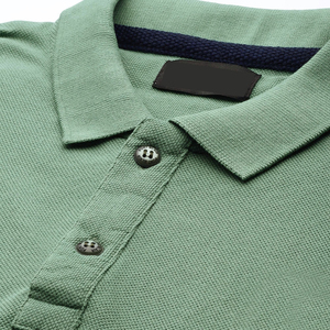 Chemise décontractée d'été pour homme à manches courtes, couleur unie, col rabattu, style golf, couleurs et tailles personnalisables, écologique, séchage rapide MAAZIN - Product Image 6