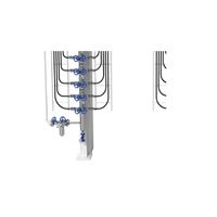 Unité de distribution de vapeur et de collecte de condensats à conception modulaire avec station de chauffage intégrée