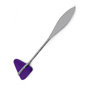 Marteau de réflexes Taylor violet de 7,5 pouces, instrument médical chirurgical en acier inoxydable de qualité allemande pour diagnostic neurologique - Product Image 6