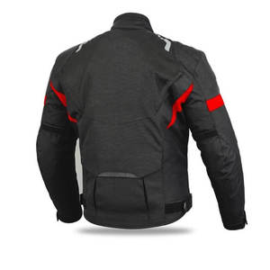 Blouson de moto en cuir vieilli de qualité supérieure, style vintage, avec protections et ventilation, pour homme, blouson de course - Product Image 4