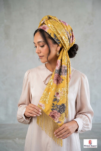 Premium Custom <b>Printed</b> Silk Square Scarf Lightweight Women Headscarf Fashion <b>Accessory</b> OEM ODM Customized Fabric Manufacturer - Product Image 4