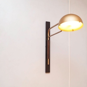 Modern brass wall <b>sconce</b> Nordic wall lamp luxury bedside <b>lighting</b> contemporary metal wall fixture minimalist bedroom wall light - Product Image 3