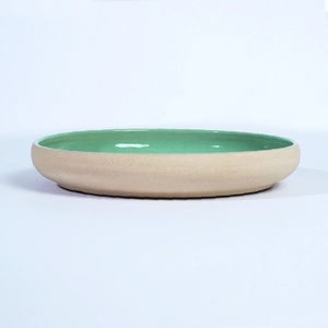 Plato Pequeño de Cerámica Verde Menta, Diseño Japandi, Hecho a Mano, Libre de BPA, para Sushi, Aperitivos, Postres, Restaurante, Hotel, Cafetería, HORECA - Product Image 3