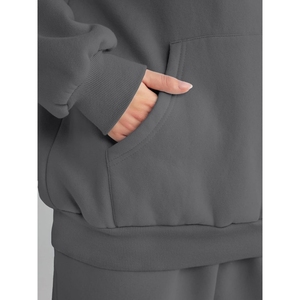 Survêtements de jogging à manches longues pour femmes, été, 100% coton, vêtements d'entraînement sportif pour adultes - Product Image 4