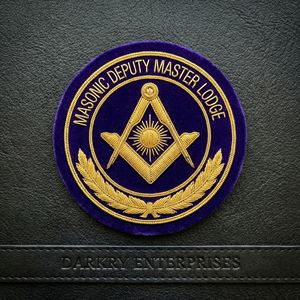 Insignias Bordadas a Mano con Hilo de Oro Personalizadas, Parche de Uniforme de Banda de Música, Emblema Musical a Medida - Product Image 3