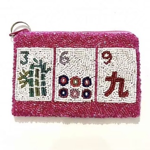 Latest Design Hand Pouch Beaded Embroidered Seed Bead Handmade Coin Purse Fashion Bag With Customized Color For Women - Product Image 1