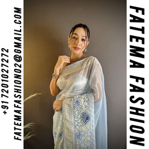 Ropa India pakistaní Georgette bordado Pallu diseño trabajo blusa piezas blusa elegante para Saree precio al por mayor indio - Product Image 2