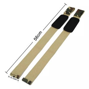 Sangles de poignet en coton robustes avec logo personnalisé GAF pour soulevés de terre, musculation, accessoires d'entraînement écologiques antidérapants - Product Image 6