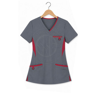Conjunto de Ropa Sanitaria Refinada para Mujer, Transpirable, para Enfermeras, Médicos, Veterinarios y Personal Hospitalario - Product Image 4