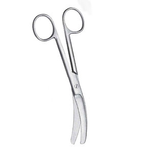 Ciseaux chirurgicaux en acier inoxydable Iris, lame courbée recouverte, bord tranchant, haute qualité, usage médical hospitalier - Product Image 2