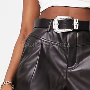 Shorts de Cuero Ligeros para Mujer, Nueva Llegada, Disponibles en Todas las Tallas, Shorts de Mujer Hechos 100% de Cuero en Venta a Bajo Precio - Product Image 5