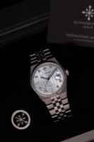 Montre analogique saphir à fermoir déployant, acier inoxydable, étanche 5 ATM, Alexander Ferros 8272S/13, mécanique, élégante, 37,5 mm