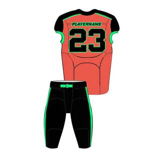 ชุดยูนิฟอร์มอเมริกันฟุตบอลแบบกำหนดเองสำหรับผู้ใหญ่ รุ่นใหม่ ราคาดีที่สุด พร้อมปักโลโก้ แขนสั้น - Product Image 2