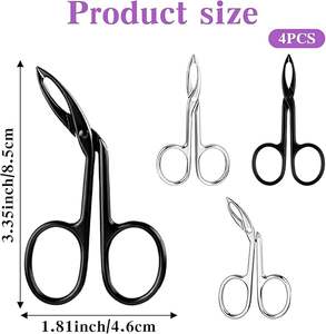 Pinzas de Cejas Profesionales de Acero Inoxidable de Primera Calidad, Diseño de Mango con Punta Inclinada, Disponibles en Todos los Colores, Herramienta de Belleza - Product Image 2