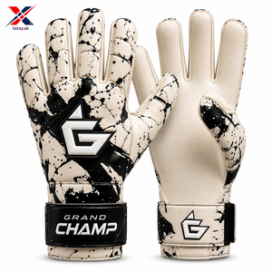 Gants de gardien de but sur mesure, fabriqués en latex professionnel, protection de la paume, design haute adhérence, vente en gros, prix de gros, utilisation en équipe. - Product Image 1