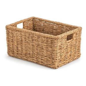 Panier en jonc de mer durable de qualité supérieure, conçu pour les maisons éco-responsables recherchant des solutions de rangement décoratives naturelles - Product Image 4