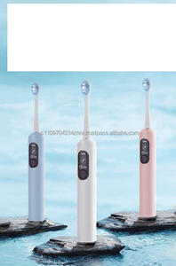 Best Quality Smart Wave Oscillating <b>Head</b> Design 4 Modes IPX7 Foldable Rechargeable <b>Electric</b> <b>Toothbrush</b> Teeth Whitening - Product Image 3