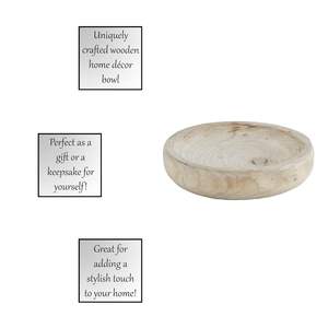 Bol à sucre en bois de paulownia naturel, petit bol à sucre pour la cuisine et la salle à manger - Product Image 3