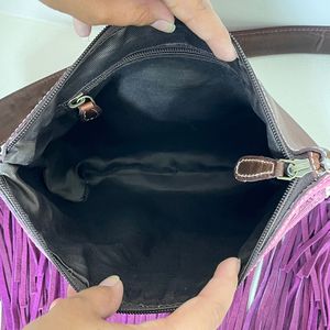 Wholesale 2025 Luxury Hand <b>Tooled</b> <b>Leather</b> 2-Piece Set for Women's Trendy Designer Crossbody Shoulder Bag & Bifold Clutch Wallet - Product Image 5