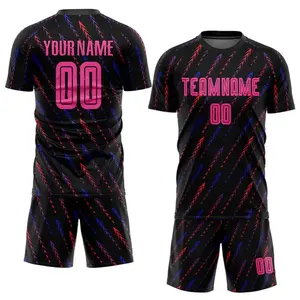 Uniformes de Fútbol Premium, Conjunto de Camiseta de Fútbol Personalizada, Secado Rápido, Transpirable, Camiseta y Pantalones Cortos Deportivos para Equipos - Product Image 4