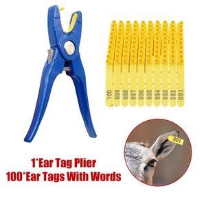 Livestock Sheep Goat <b>Ear</b> Tags Pliers And <b>Dog</b> <b>Rabbit</b> Sheep <b>Ear</b> Tags Nylon Material Sheep Laser <b>Ear</b> Tag Animal Identification - Product Image 4