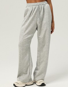 Pantalon de sport décontracté taille haute pour femme, style européen et américain, automne-hiver, yoga, coupe droite, fermeture éclair, polyester/coton, écologique - Product Image 6