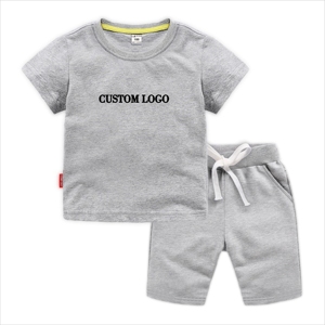 2026 New Arrival Best Quality Custom Kids 100%Cotton Breathable <b>Shirts</b> and Shorts Set Custom Comfortable Children's <b>Summer</b> Sets - Product Image 6
