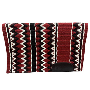 Couverture de selle western professionnelle en laine de qualité supérieure pour l'équitation en randonnée et le travail à la ferme - Product Image 3