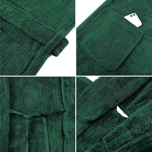 Nouvelle Arrivée - Peignoir de Bain Luxe Bio et Doux pour Homme, Prix Usine, Fabriqué au Bangladesh - Product Image 4