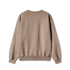 Sweat-shirt unisexe en molleton 100 % coton, col rond, coupe classique, manches longues, bordure contrastante, anti-plis, séchage rapide, avec strass - Product Image 2