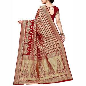 Custom <b>Women</b> <b>Saree</b> with Intricate Embellishments Rich Colors and Personalized Design Options <b>for</b> Elegant Ethnic Fashion - Product Image 5