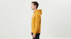 Sweat-shirt à capuche pour homme de qualité supérieure, veste zippée intégrale avec poignets côtelés et design confortable à coupe régulière - Product Image 3