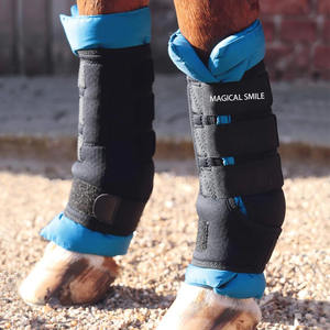 Protégez et soutenez les pattes de votre cheval avec des protections de qualité supérieure. Les bandages magnétiques pour bottes peuvent contribuer à maintenir le bien-être général. - Product Image 2