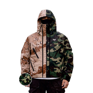 Custom Best Quality Waterproof <b>Coat</b> Outdoor Wear Fabric Heat Reactive jacket for Men Windbreaker Thermal Heat Reactive Jackets - Product Image 6