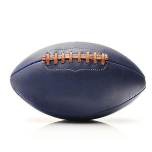 Ballons de rugby en coton à surface lisse pour entraînement et pratique, ballons de rugby en coton avec logo personnalisé, fournisseur direct d'usine. - Product Image 4