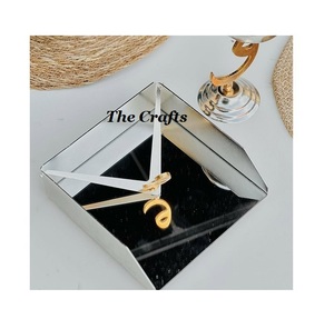Boîte à mouchoirs au design avantageux, en fer, couleur beige, porte-serviettes pour usage spécial Ramadan, qualité de luxe, boîte à mouchoirs de table - Product Image 6