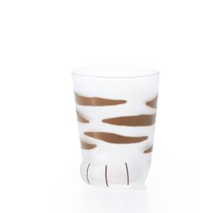 Vaso de vidrio Coconeco, popular y apreciado, productos para gatos, vaso de vidrio con forma de garra de gato elaborado con vidrio esmerilado - Product Image 3