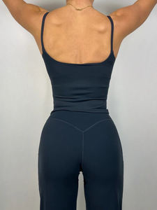 Débardeur de sport sans couture côtelé pour femme, séchage rapide, dos élégant, haute qualité, vente en gros personnalisée, idéal pour l'été et le yoga - Product Image 6