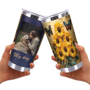 Gobelet isotherme en acier inoxydable à double paroi 20 oz, mug vierge pour sublimation avec finition argentée pour design personnalisé - Product Image 2