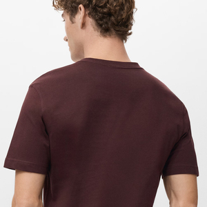 T-shirt Homme à Manches Courtes, Col en V, Design Tendance 2026, Personnalisable avec Logo, Matière Douce, Prix Abordable, Vêtement Décontracté - Product Image 5