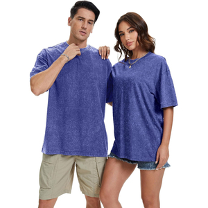 T-shirt surdimensionné personnalisé délavé à l'acide avec impression graphique en relief, en coton premium haute densité – Fournisseur de t-shirts tendance - Product Image 5