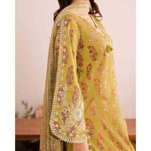 Vêtements indiens et pakistanais de créateur, haut et salwar pour les fêtes, avec dupatta, look élégant et stylé - Product Image 2